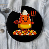 Süßer Halloween-Kürbiskern-Monster Button (Beispiel)