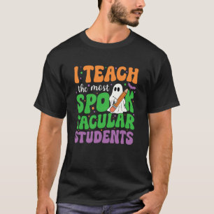 Süßer Halloween-Lehrer für Frauen Grundschule T-Shirt