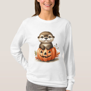 Süßer Halloween-Otter T-Shirt
