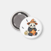 Süßer Halloween-Panda-Kürbis-Magnet Magnet (Vorderseite/Rückseite)