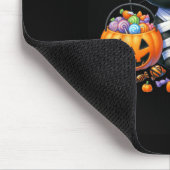 Süßer Halloween-Schwarzer-Katze-Kürbis-Süßes-oder- Mousepad (Ecke)