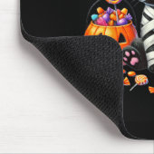 Süßer Halloween-Schwarzer-Katze-Kürbis-Süßes-oder- Mousepad (Ecke)