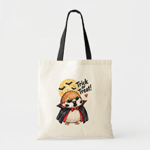 Süßer Halloween-Spatz Chibi Manga Anime Dracula Tragetasche