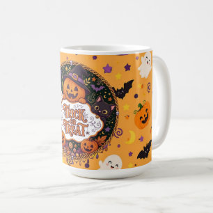 Süßer Halloween-Streich oder Süßigkeit Halloween G Kaffeetasse
