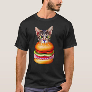Süßer Hamburger-Katz Catburger BurgerCat Ide T-Shirt