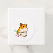 Süßer Hamster Danke Geschenkanhänger (Beispiel)
