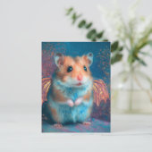 Süßer Hamster-Drache Postkarte (Stehend Vorderseite)