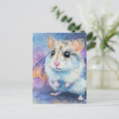 Süßer Hamster-Drache Postkarte (Stehend Vorderseite)