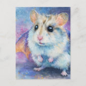 Süßer Hamster-Drache Postkarte (Vorderseite)