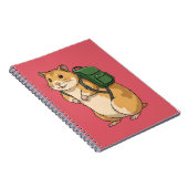 Süßer Hamster-Wanderer mit Rucksack Notizblock (Rechte Seite)