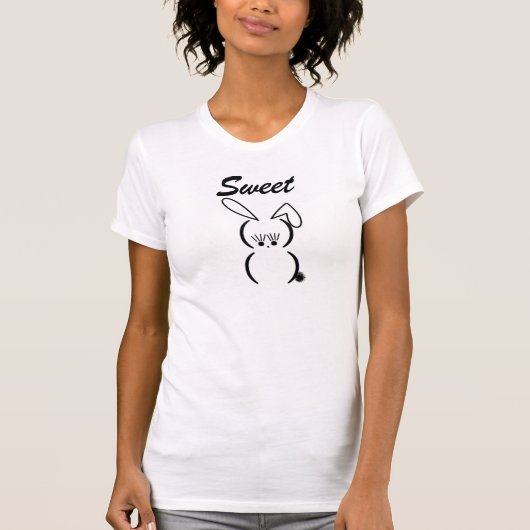 Süßer Häschen-T - Shirt (Vorderseite)
