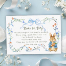 Süßer Hase Junge Blumen Blaues Schleifen Bücher fü