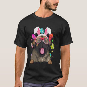 Süßer Hase Leonberger Hundegesicht Ostereier Oster T-Shirt