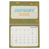 Süßer heller Doodle-Kalender 2026 Kalender (Jan 2027)