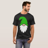 Süßer hellgrüner Hut Weihnachts-Gnom T-Shirt (Vorne ganz)