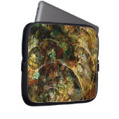 Süßer Herbst-abstrakte Fraktal-Kunst Laptopschutzhülle (Vorne Rechts)