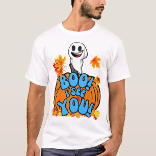 Süßer Herbst Halloween-Geist Buh! Ich sehe dich! S T-Shirt