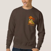 Süßer Herbst-Schnecke Herbst-Stimmung Sweatshirt (Vorderseite)