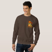 Süßer Herbst-Schnecke Herbst-Stimmung Sweatshirt (Vorne ganz)