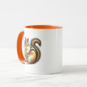 Süßer Herbst-Streifenhörnchen  Tasse (Vorderseite Links)