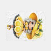 Süßer Herbst-Vogelscheuchen-Wohndeko-Blanket Fleecedecke (Vorderseite (Horizontal))