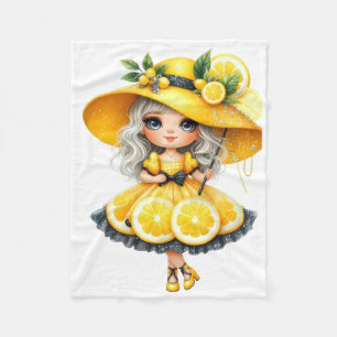 Süßer Herbst-Vogelscheuchen-Wohndeko-Blanket Fleecedecke