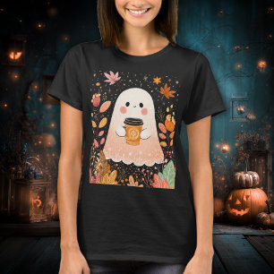 Süßer Herbstgeist mit Kürbiskaffee – Gemütlicher H T-Shirt