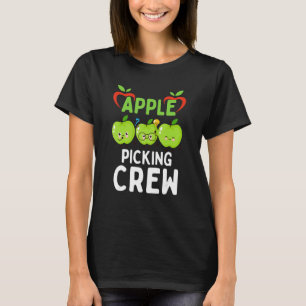 Süßer Herbstlicher Obstgarten-Passender Familien-A T-Shirt