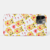 Süßer Herz Bär Kinderzimmer Muster Case-Mate iPhone Hülle (Rückseite (Horizontal))