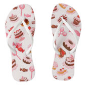 Süßer Hintergrund Badesandalen (Fußbett)