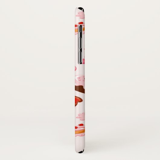 Süßer Hintergrund Case-Mate iPhone Hülle (Hinten/Links)