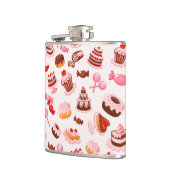 Süßer Hintergrund Flachmann (Links)