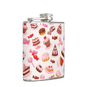 Süßer Hintergrund Flachmann (Rechts)