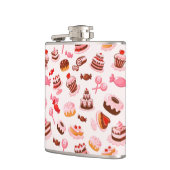 Süßer Hintergrund Flachmann (Links)