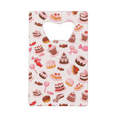 Süßer Hintergrund Geldbeutel Flaschenöffner (Vorderseite)