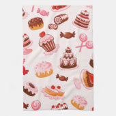 Süßer Hintergrund Handtuch (Vertikal)