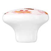 Süßer Hintergrund Keramikknauf (Seitenansicht)