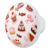 Süßer Hintergrund Keramikknauf (Rechts)