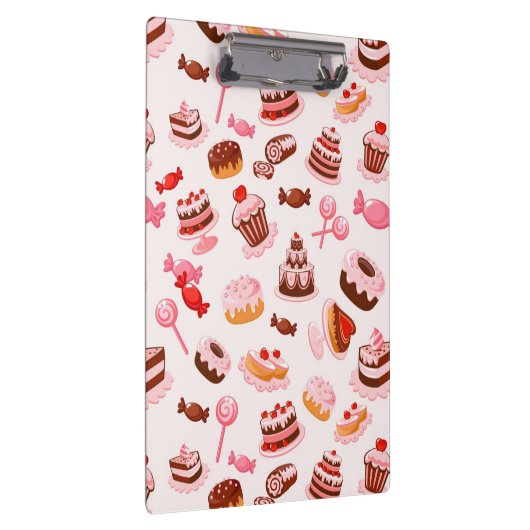 Süßer Hintergrund Klemmbrett (Rechts)