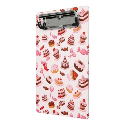 Süßer Hintergrund Mini Klemmbrett (Gewinkelt2)