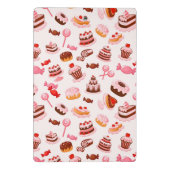 Süßer Hintergrund Mini Klemmbrett (Rückseite)