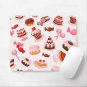 Süßer Hintergrund Mousepad (Mit Mouse)
