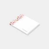 Süßer Hintergrund Post-it Klebezettel (angewinkelt)