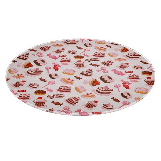 Süßer Hintergrund Schneidebrett (Ecke)