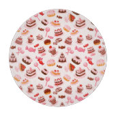 Süßer Hintergrund Schneidebrett (Vorderseite)