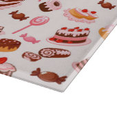 Süßer Hintergrund Schneidebrett (Ecke)