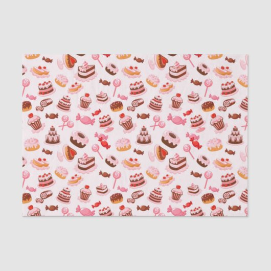 Süßer Hintergrund Seidenpapier (Vorderseite)