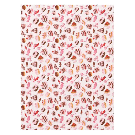 Süßer Hintergrund Tischdecke (Vorderseite)