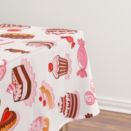 Süßer Hintergrund Tischdecke (Beispiel)