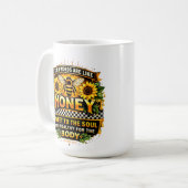 Süßer Honig | Sprüche 16:24 Kaffeetasse (Vorderseite Links)